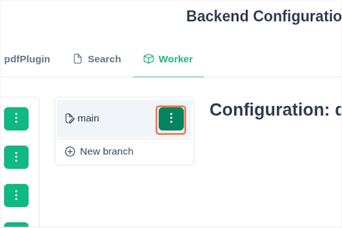 Click on new branch