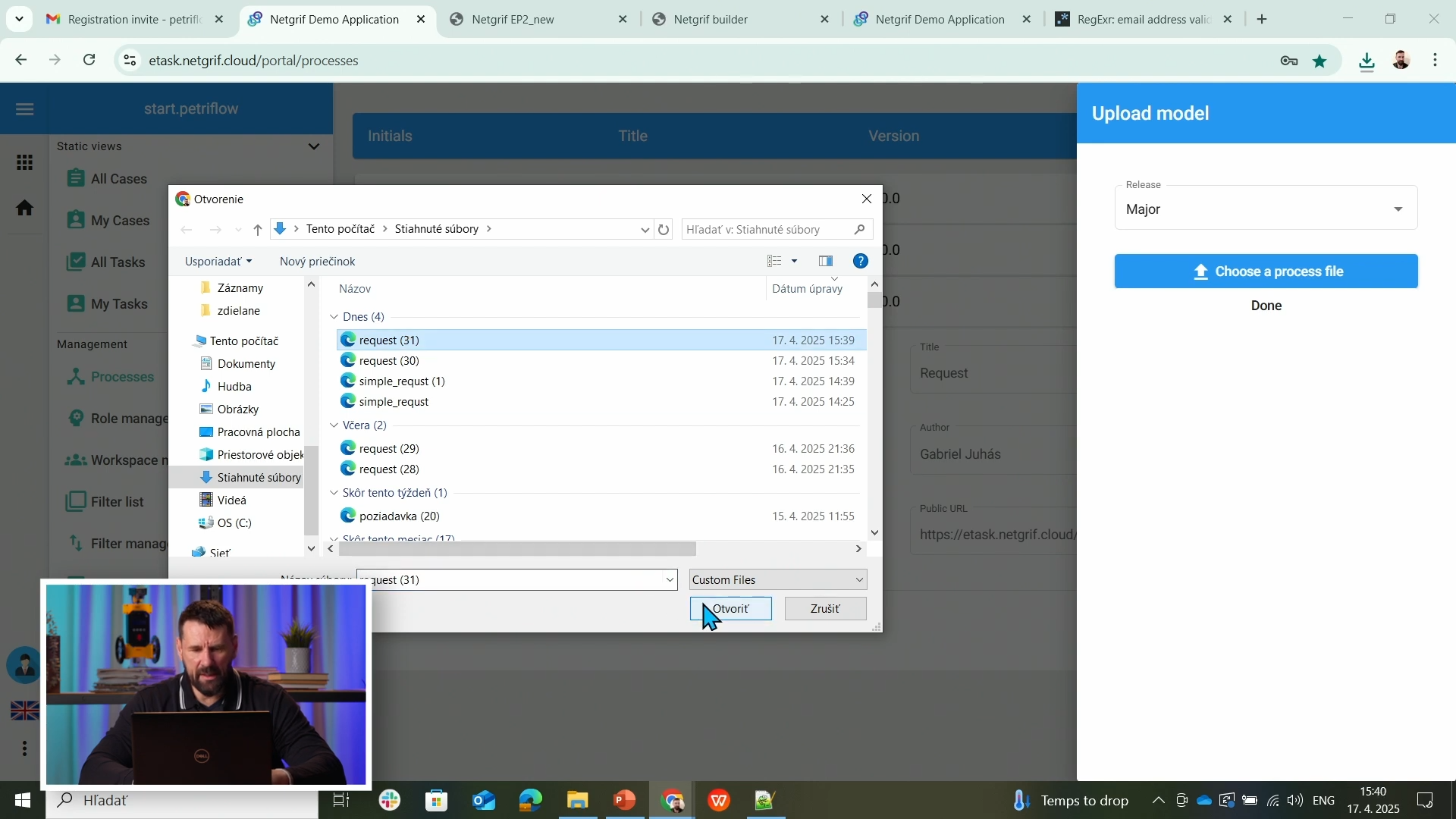 Third deployment in eTask